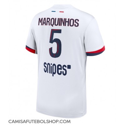 Camisa de time de futebol Paris Saint-Germain Marquinhos #5 Replicas 2º Equipamento 2025-26 Manga Curta Camisa de time de futebol Paris Saint-Germain Marquinhos #5 Replicas 2º Equipamento 2025-26 Manga Curta